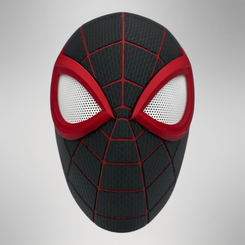 Spiderman Miles Morales Mıknatıslı Maske - Görsel 3