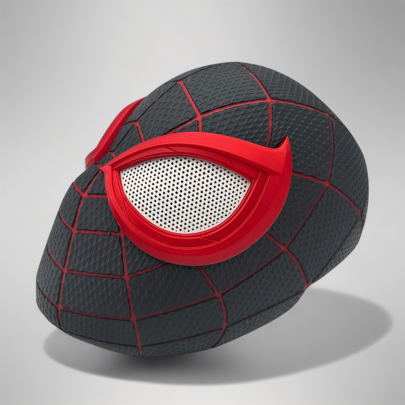 Spiderman Miles Morales Mıknatıslı Maske - Görsel 2