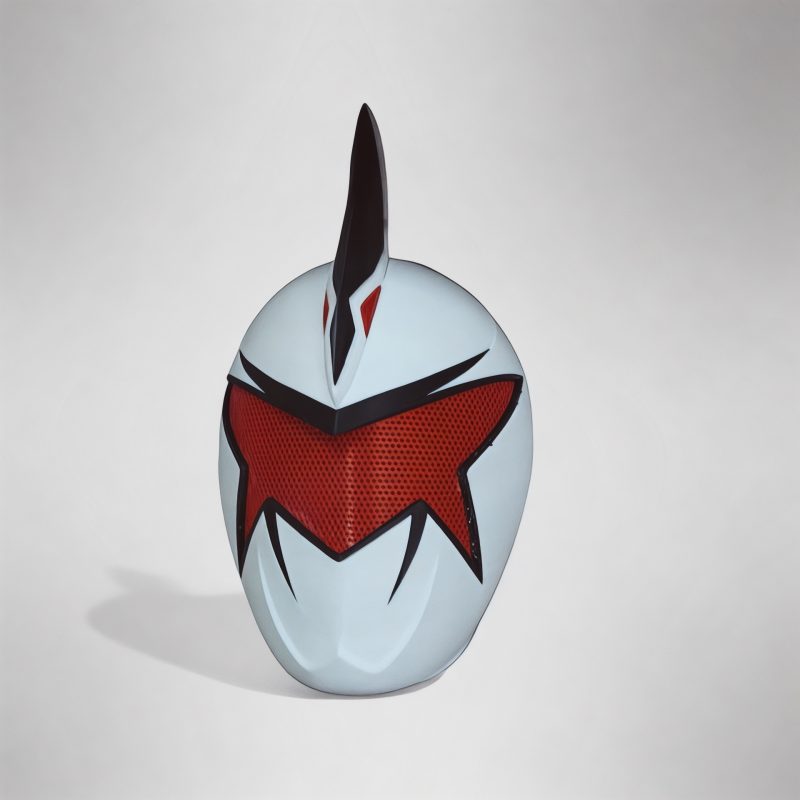 Dino Thunder Beyaz Ranger Maske - Görsel 3