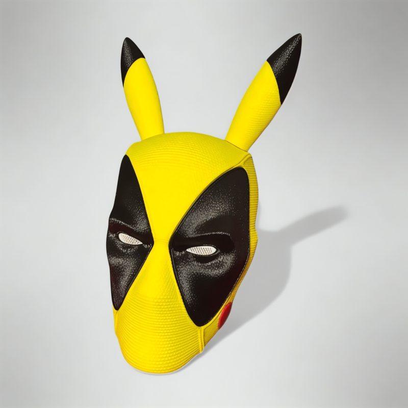 Deadpool&Pikaçu Maske - Görsel 3