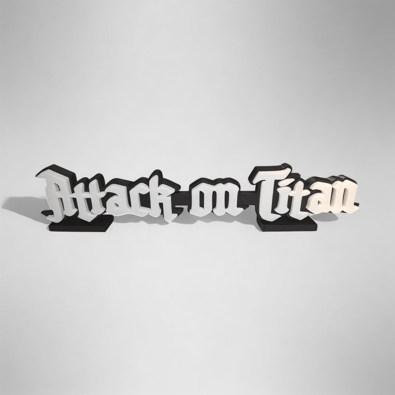 Attack On Titan Masa Süsü Duvar Süsü