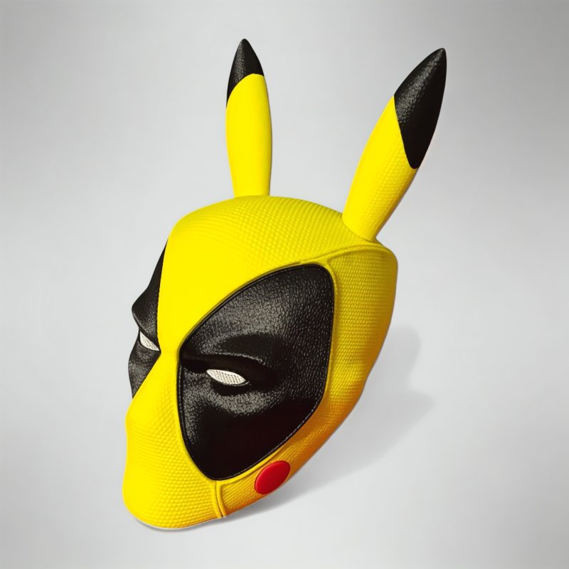 Deadpool&Pikaçu Maske - Görsel 2