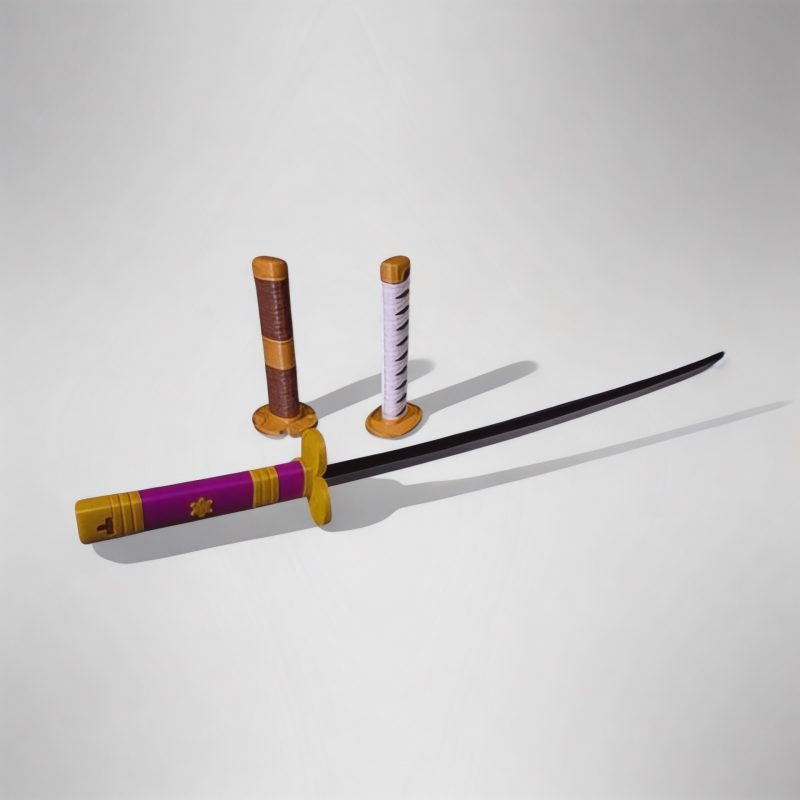 3lü Katlanabilir Katana - ZORO - ONE PIECE - Görsel 3