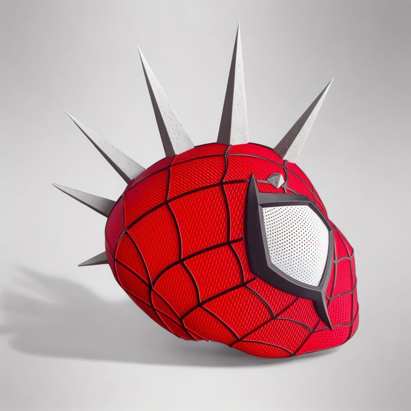 Spider Punk Maske Dokulu